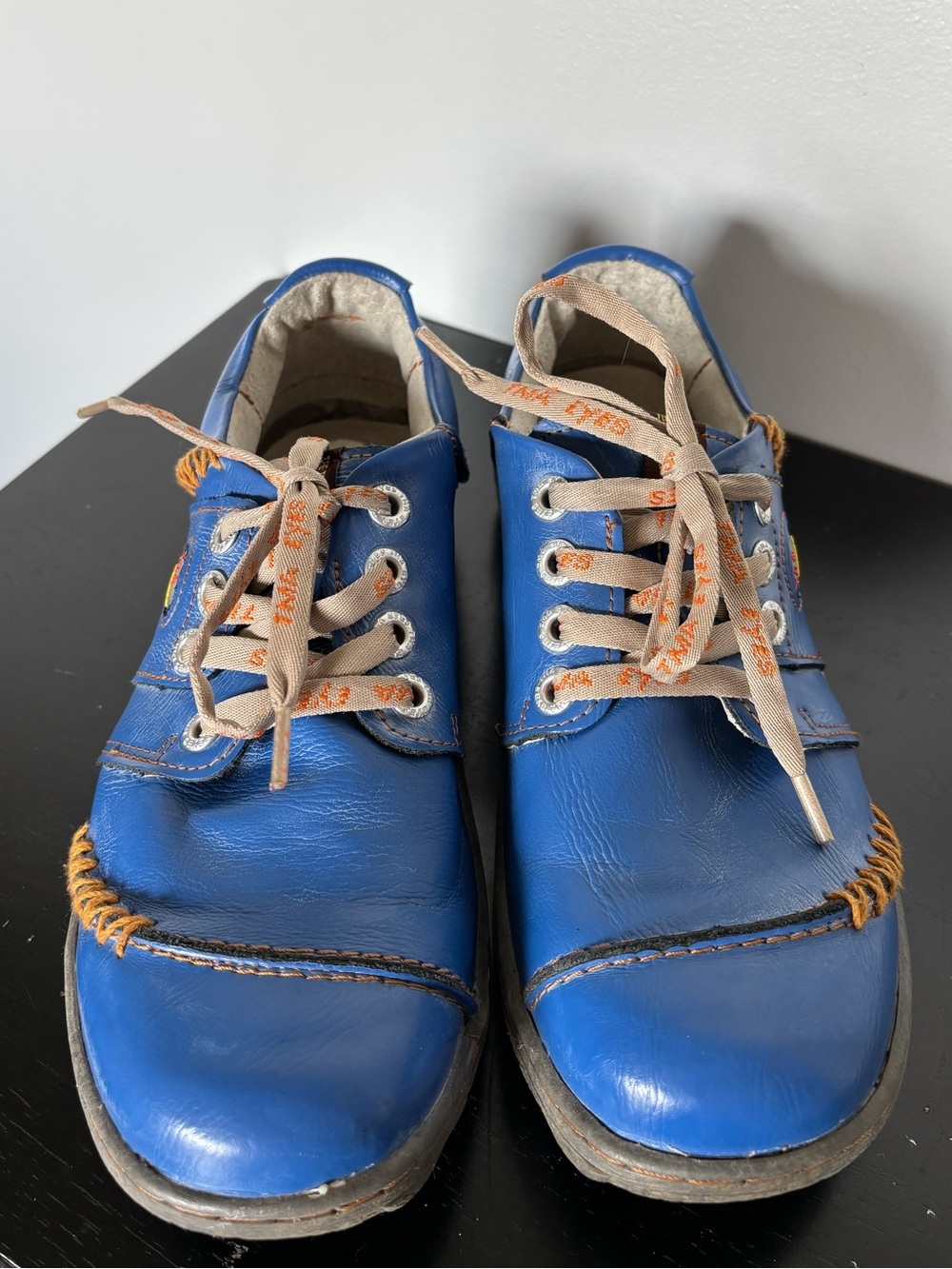 TMA EYES Stitched Leather Walking Hiking Shoes Womens Size 41 EUR (9 US) Blue - Picture 6 of 15